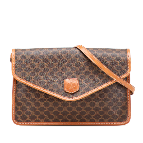Pre-Loved Celine Macadam Coated Canvas Crossbody - Picture 1 of 12